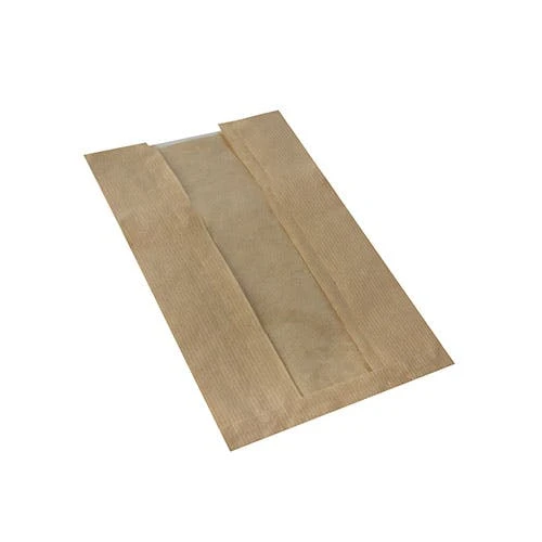 1000 Biologisch Abbaubare Und Nachhaltige Sichtstreifenbeutel Mit PLA-Fenster Pure 30 Cm X 16 Cm X 6 Cm Braun 1 1000 Biologisch Abbaubare Und Nachhaltige Sichtstreifenbeutel Mit PLA-Fenster Pure 30 Cm X 16 Cm X 6 Cm Braun
