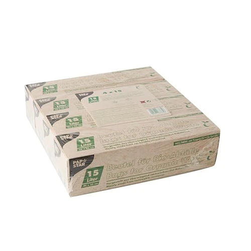PAPSTAR 60 Kompostbeutel, Bio-Folie 15 L 44 Cm X 55 Cm Grün Mit Tragegriff 1 PAPSTAR 60 Kompostbeutel, Bio-Folie 15 L 44 Cm X 55 Cm Grün Mit Tragegriff