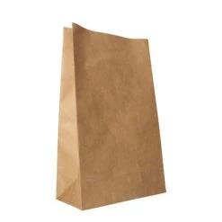 PAPSTAR 250 Blockbodenbeutel, Kraftpapier 36 Cm X 22 Cm X 11 Cm Braun