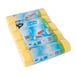Alternative view of PAPSTAR 100 Müllsäcke Mit Zugband, HDPE 60 L 71 Cm X 64 Cm Gelb
