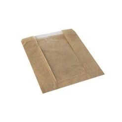 Alternative view of 1000 Biologisch Abbaubare Und Nachhaltige Sichtstreifenbeutel Mit PLA-Fenster Pure 30 Cm X 16 Cm X 6 Cm Braun