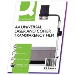 Kopier-Folien F. S/w Kopierer - A4, 0,10 Mm, 100 Folien