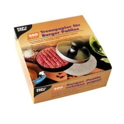 8000 Trennpapiere Für Burger Patties Ø 13 Cm Weiss