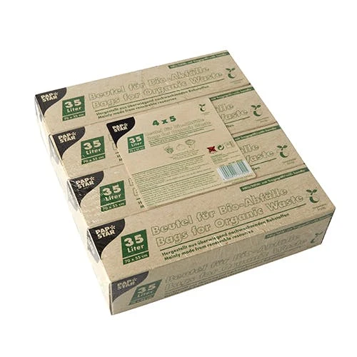 PAPSTAR 60 Kompostbeutel, Bio-Folie 15 L 44 Cm X 55 Cm Grün Mit Tragegriff 2 PAPSTAR 60 Kompostbeutel, Bio-Folie 15 L 44 Cm X 55 Cm Grün Mit Tragegriff – Bild 2