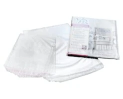 500x Adhäsionsverschlussbeutel Mit Klappe LDPE 220 X 300mm 70my