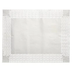 PAPSTAR 1500 Tortenspitzen Fine Line Eckig 46 Cm X 36 Cm Weiss "Firenze" Premium-Qualität